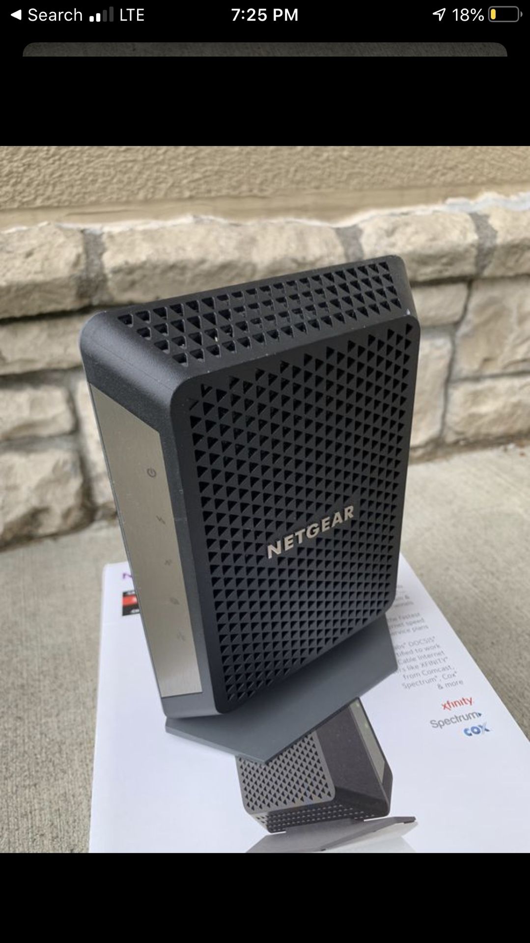 Netgear modem Comcast/Xfinity
