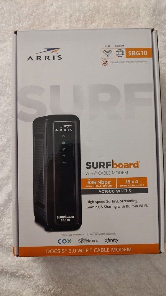 Arris Surfboard AC1600 WiFi Modem Router