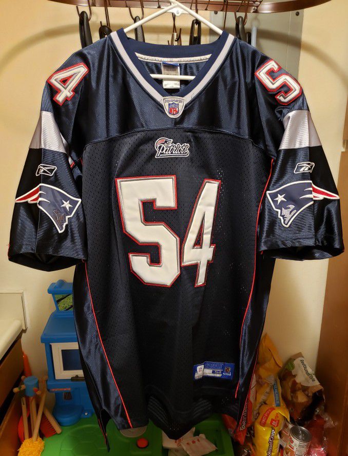NFL New England Patriots Tedy Bruschi#54 Stitched Jersey Brand Reebok Size 54