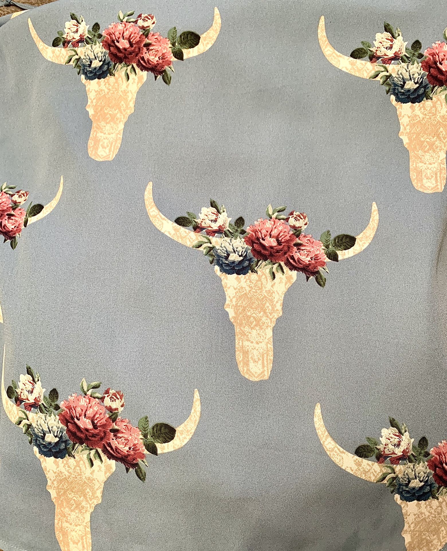 Peach Love California Dress Blue
