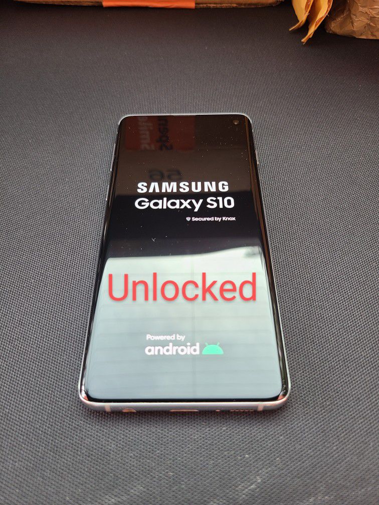 Unlocked Samsung Galaxy S10 128GB White Like New Condition 