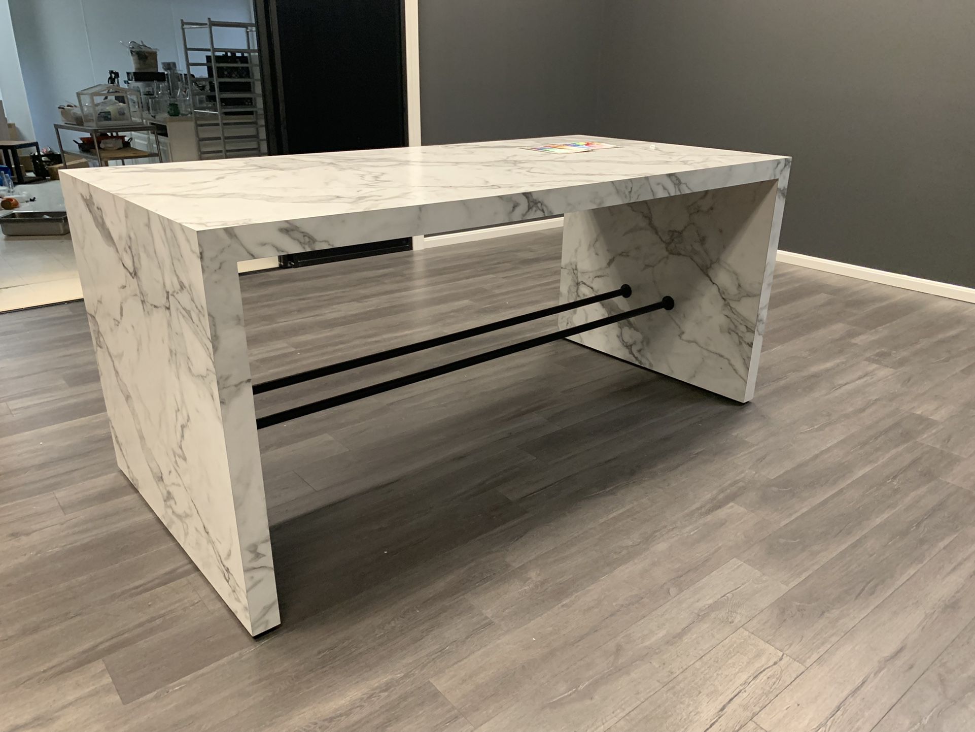 10’ Faux Marble Conference Table