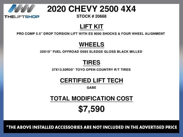 2020 Chevrolet Silverado 2500Hd