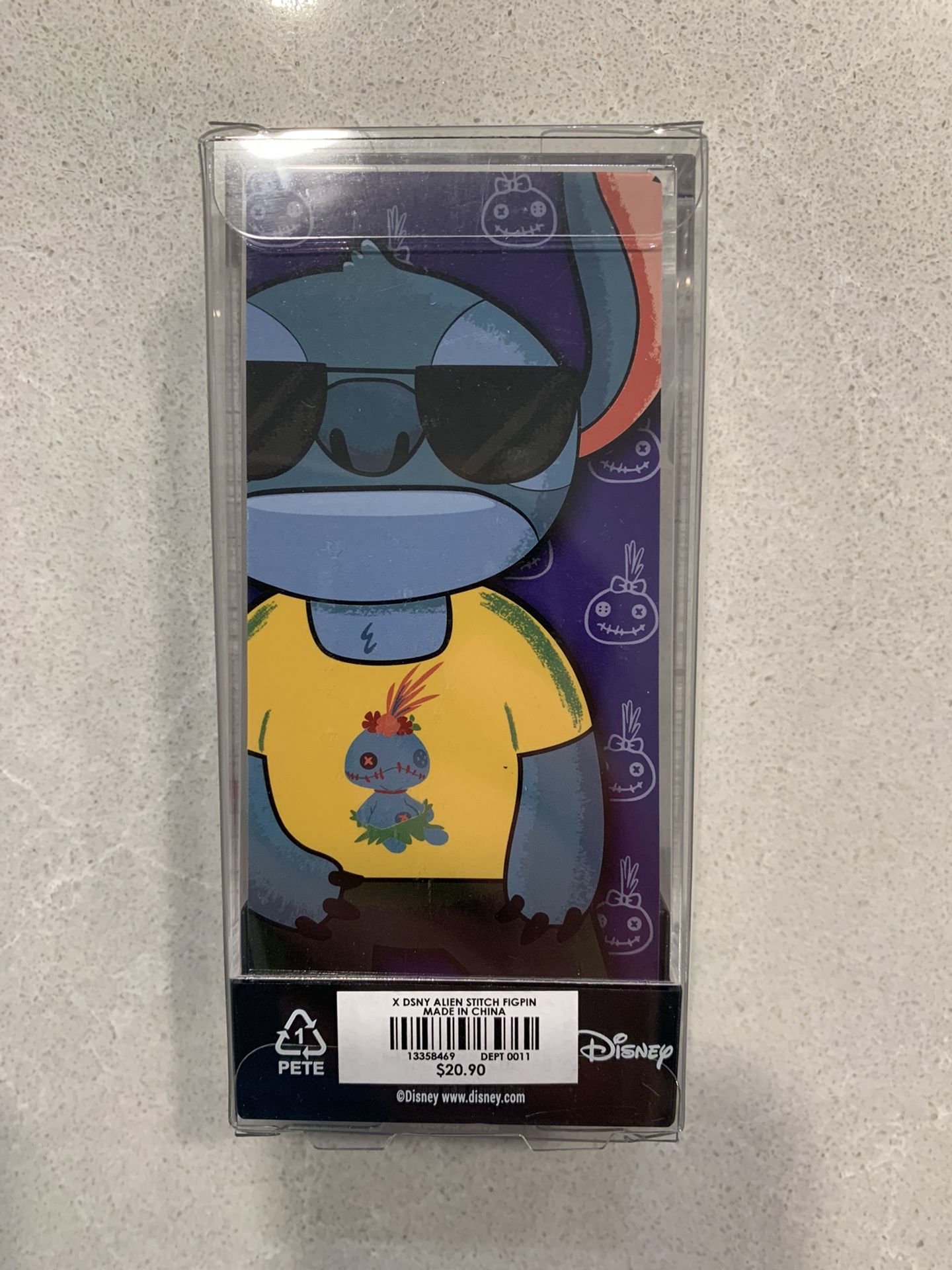 Stitch Scrump Shirt FiGPiN Limited Edition LE1440 Hot Topic Exclusive 422 Lilo Disney