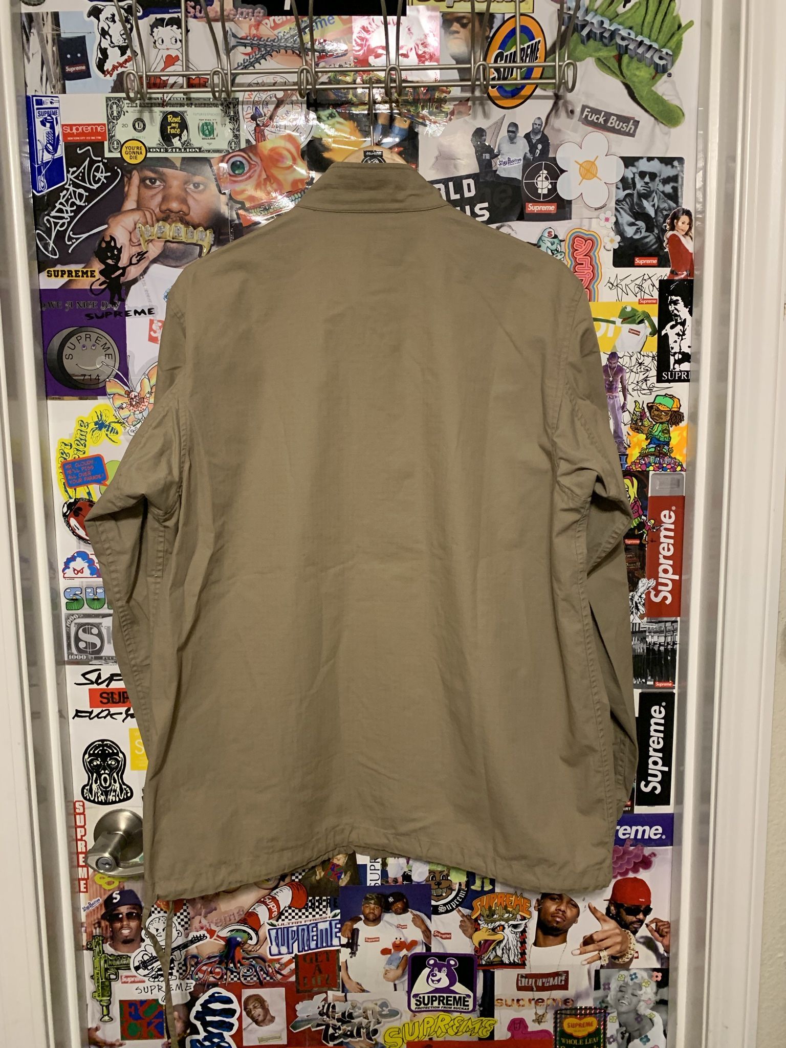 Sample Supreme Ripstop BDU Shirt Jacket Khaki Medium Largr 2009 RARE M65