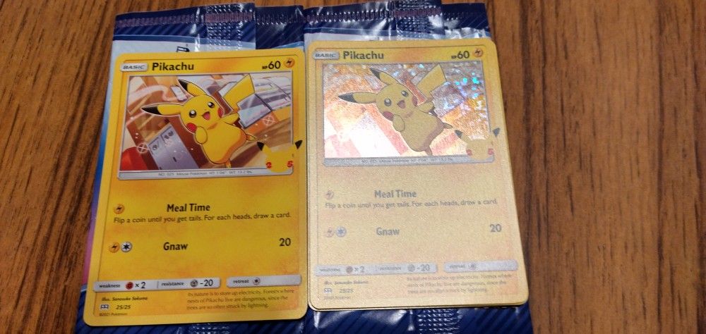 Mcdonald's Pokemon Cards Pikachu Cards