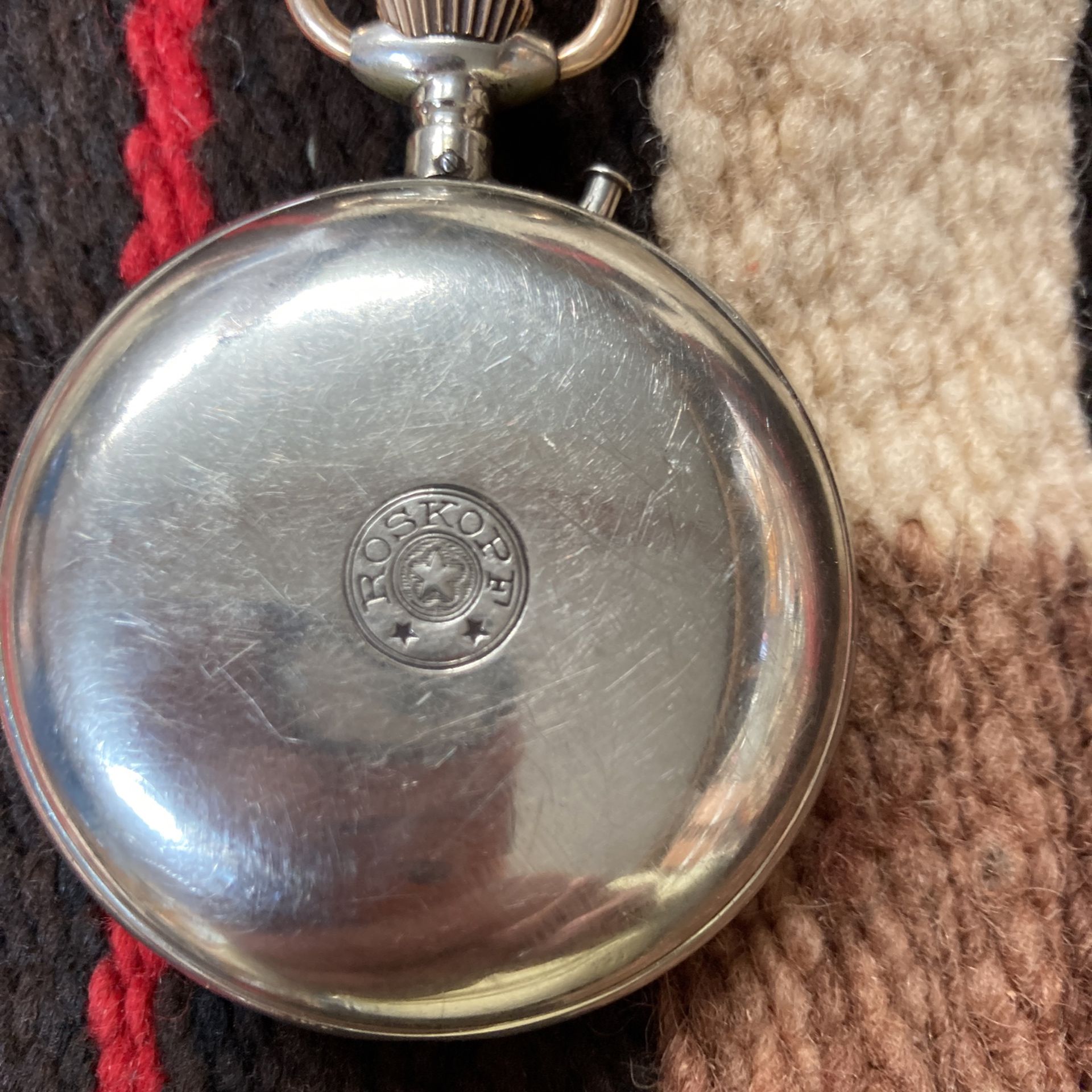 Sterling Silver Antique Pocket Watch
