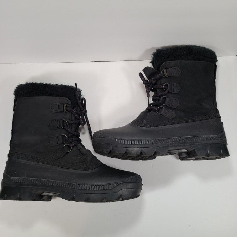 Sorel Men's Black Winter Snow Boots Size 12