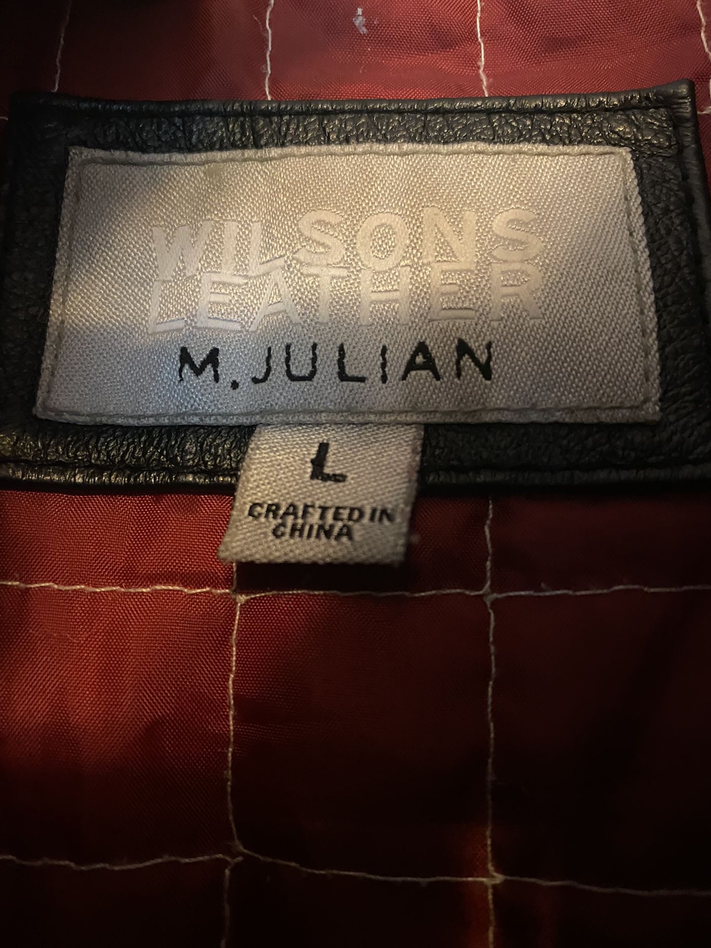 Vintage Wilsons Leather Jacket.