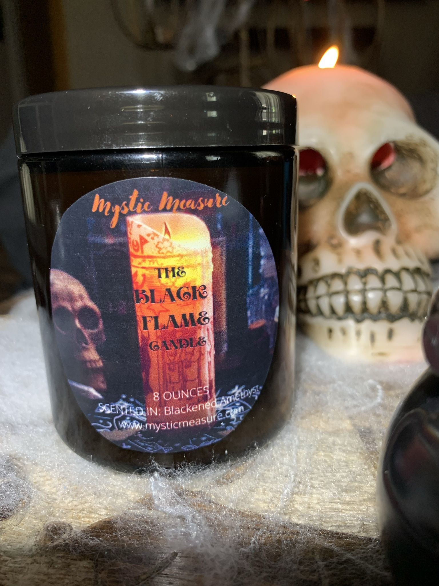 The Black Flame Candle