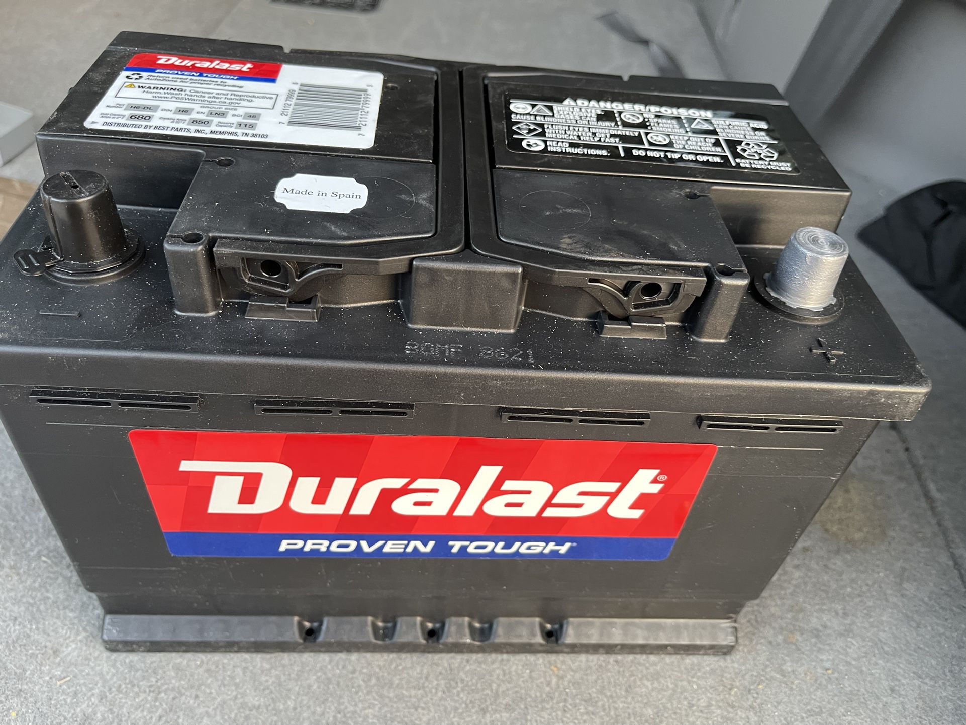 duralast Battery  For Sale  New  From Auto Zone 2022