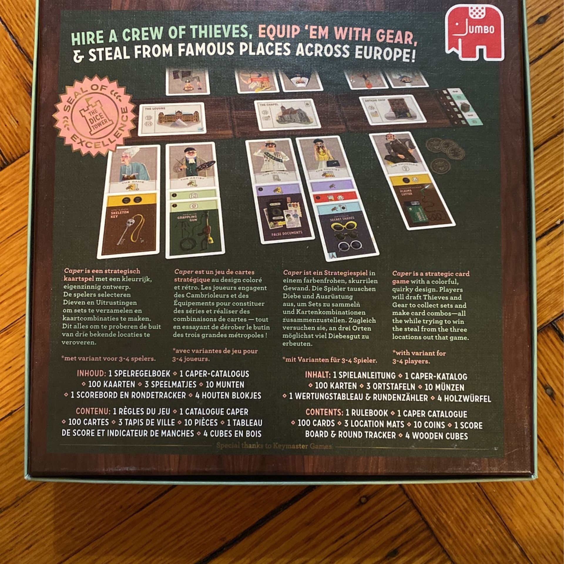 Caper, A Drafting Game For Thieves