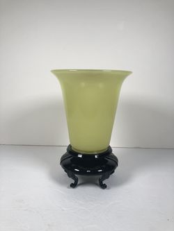 Uranium Glass Vase Thumbnail