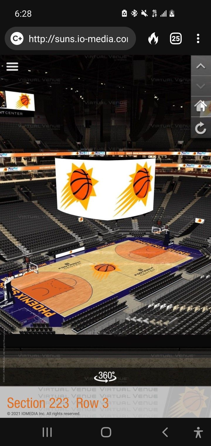 TWO TICKETS $100, Seats 223, Row 3