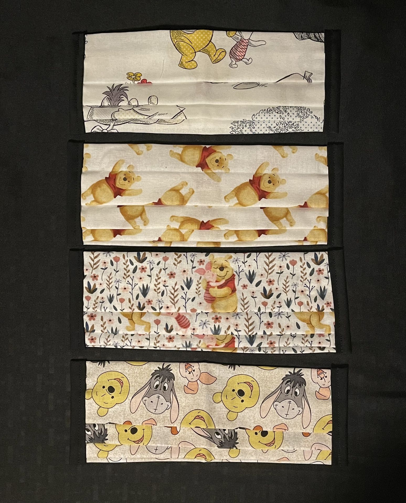 Disney Winnie The Pooh Eeyore Piglet Tigger Lilo Stitch Face Masks Face Covers