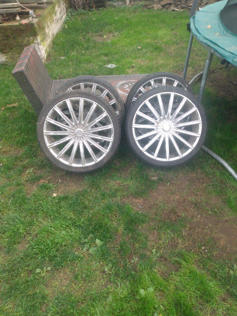 20inch Rims Used But Good Tires Firm On Price