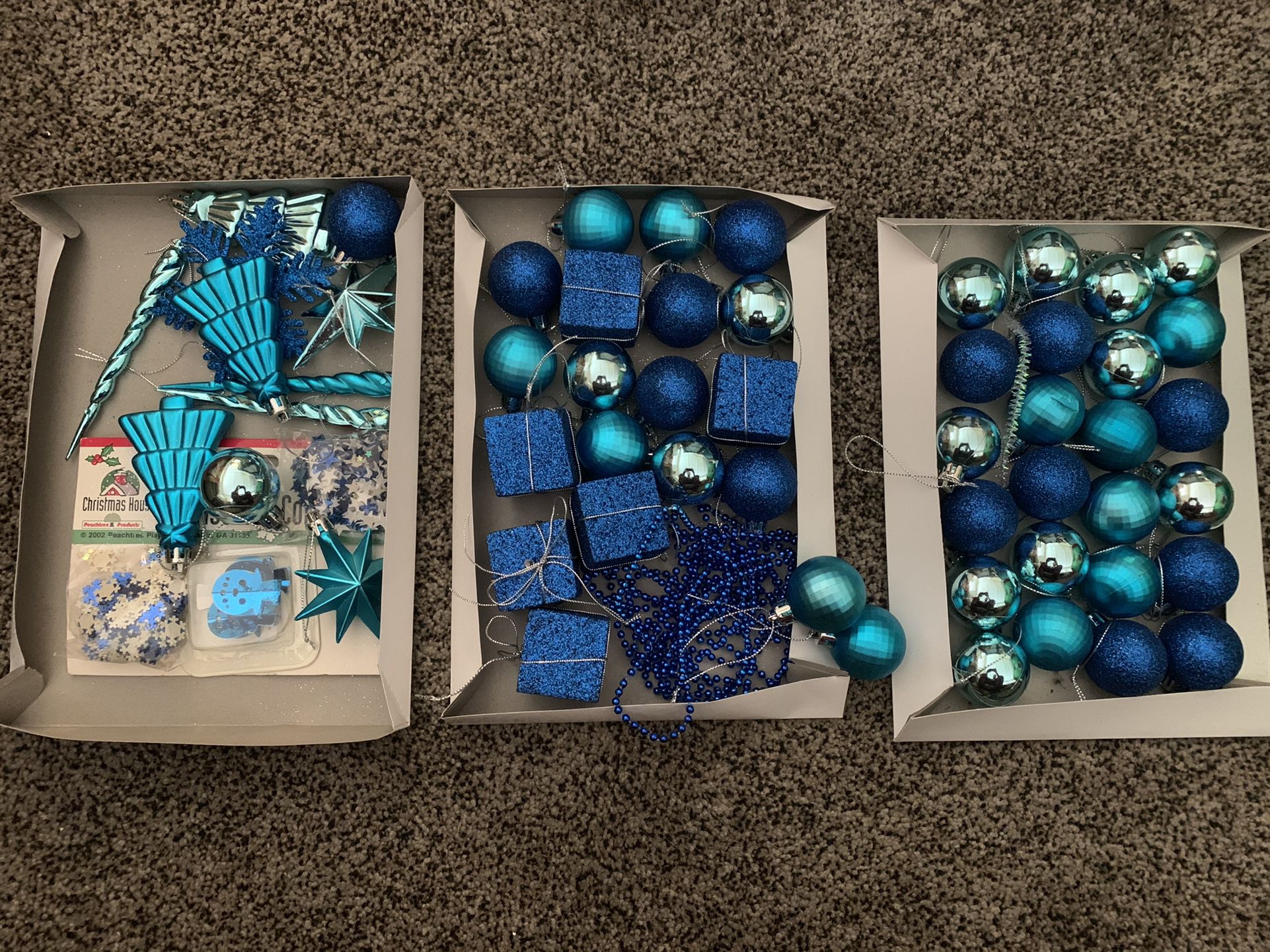 Blue Ornament Set