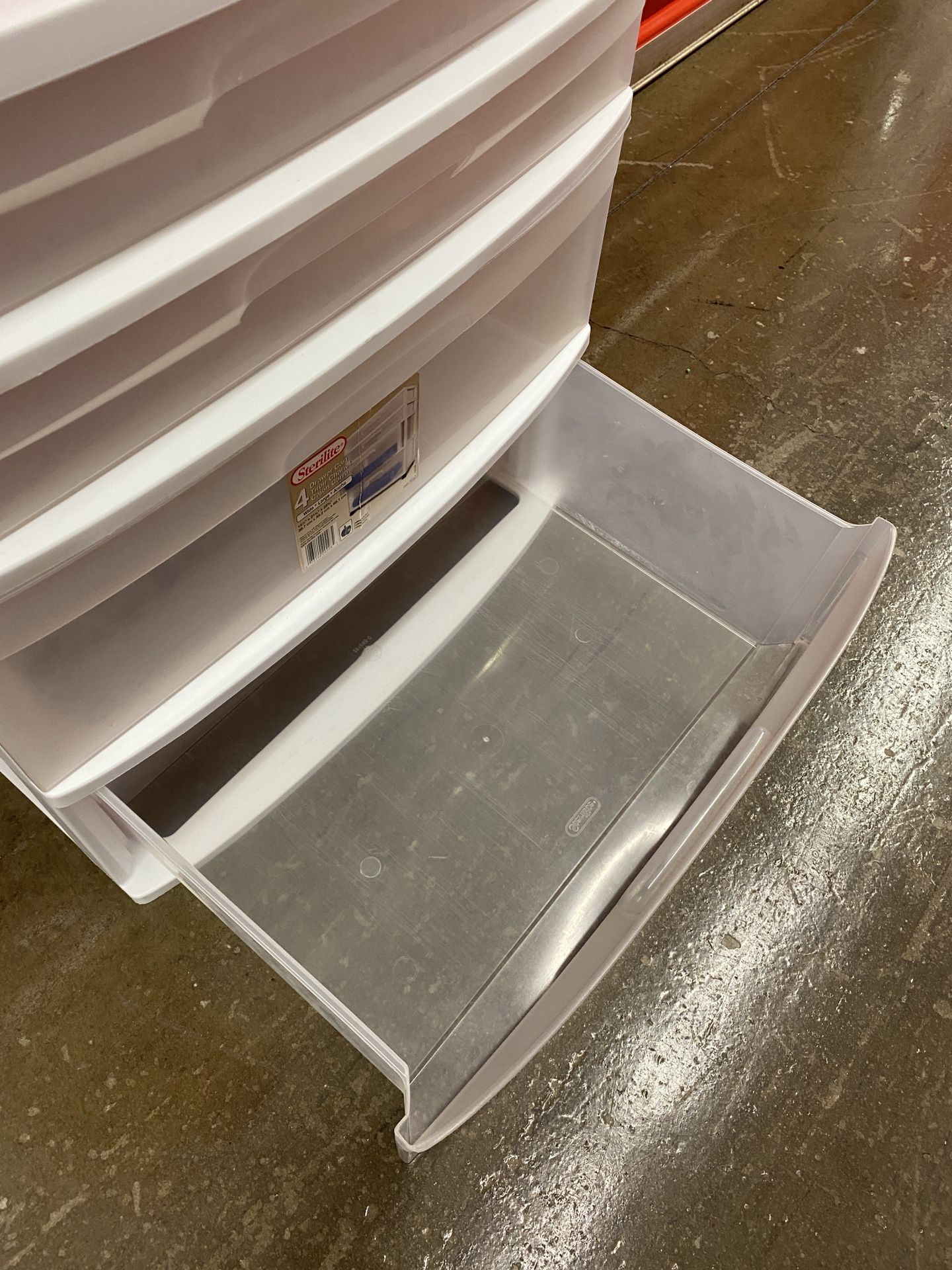 Sterilite Drawer Cart For $18