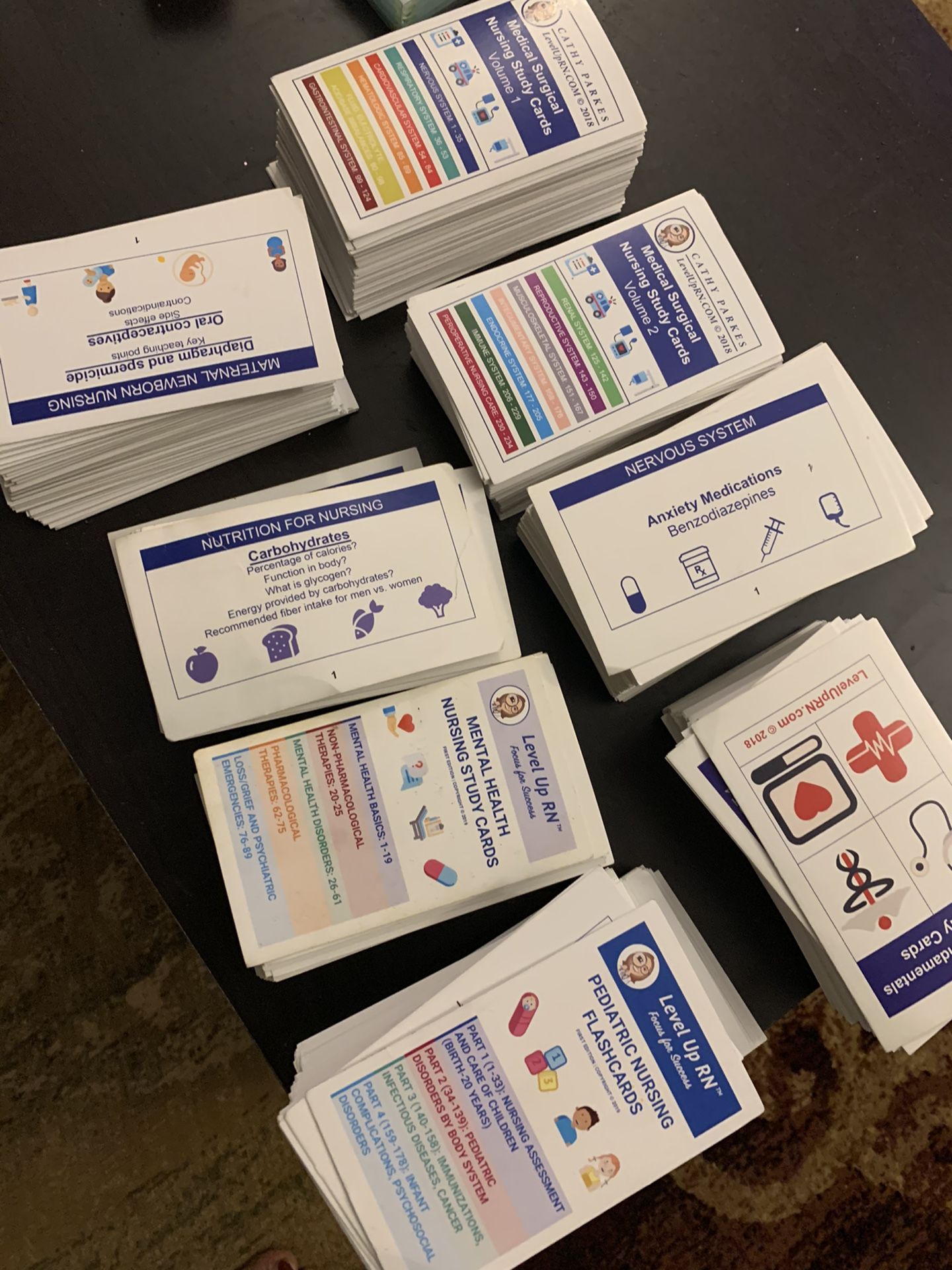 Cathy Parks Level Up RN flashcard sets! for Sale in Joliet, IL - OfferUp