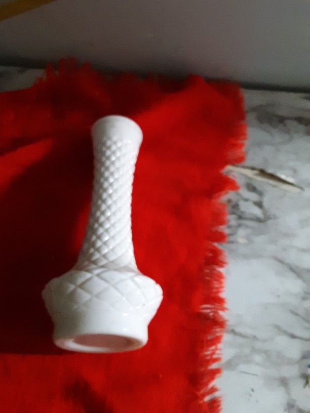 Milk Glass Vase