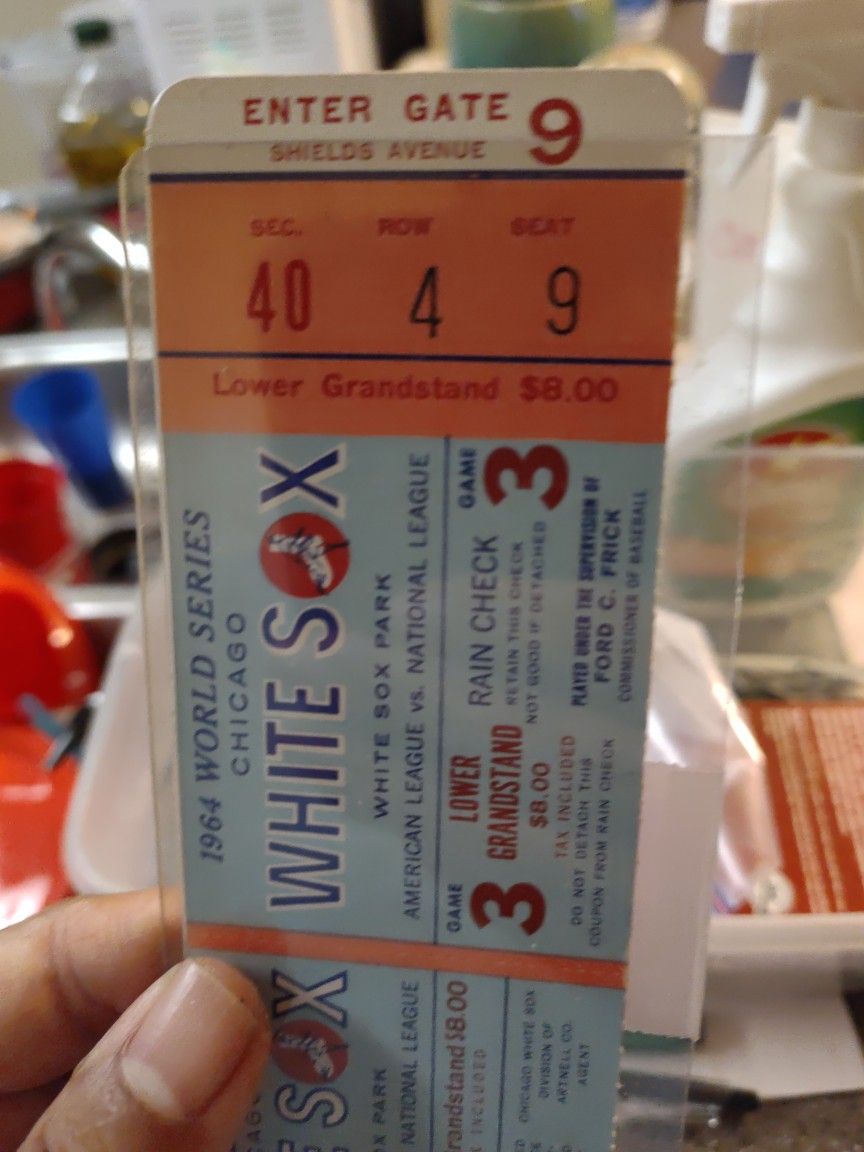 1964 World Series Ticket