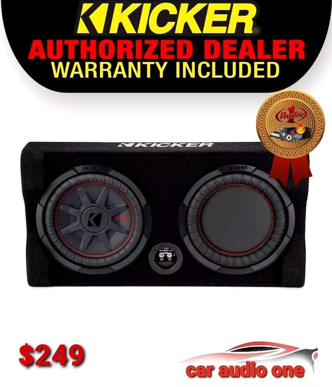 Kicker 12 Inch Subwoofer With Costume Box