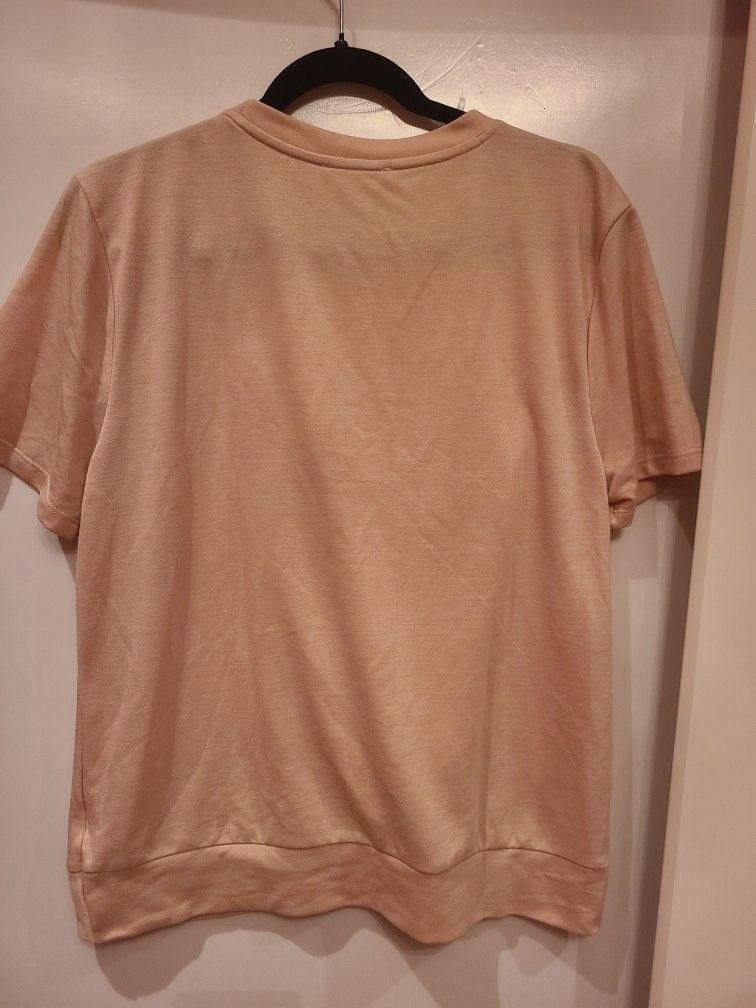 Side Knot Crewneck Top