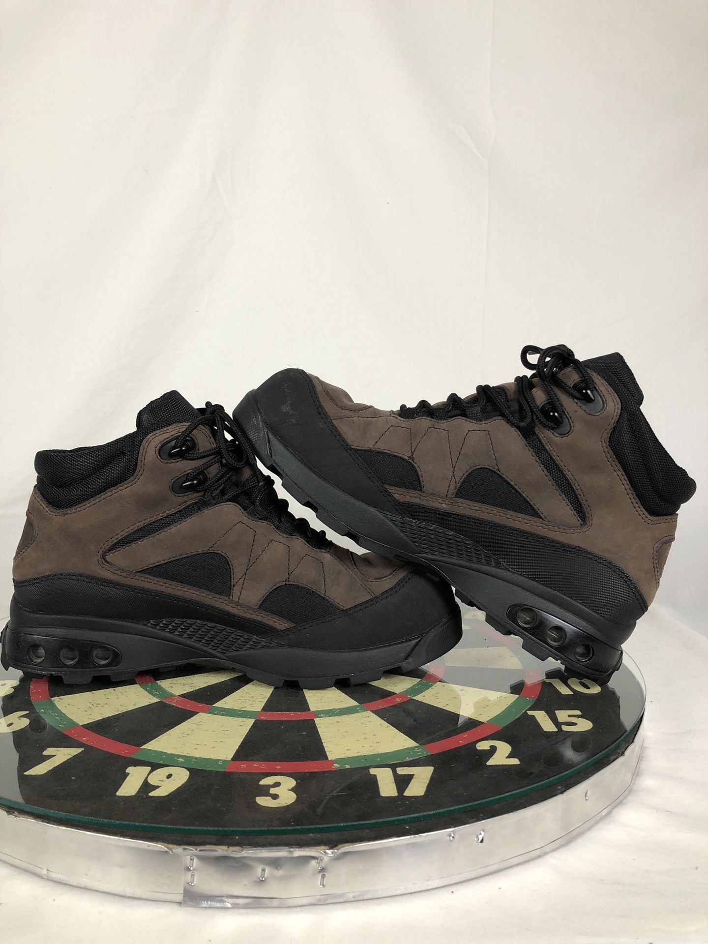 Nike ACG Air Hiking Brown Boots Men 9.5 US Leather Vintage 303830 Camping 2002