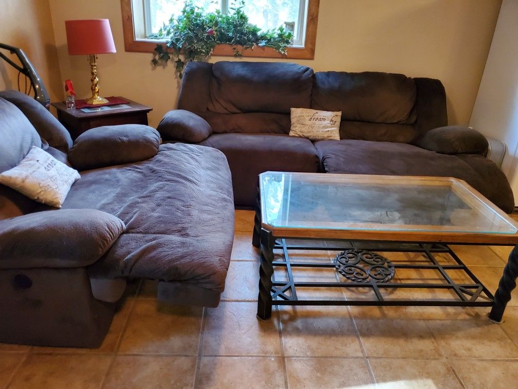 Couch And Oversized Electric Chair Only