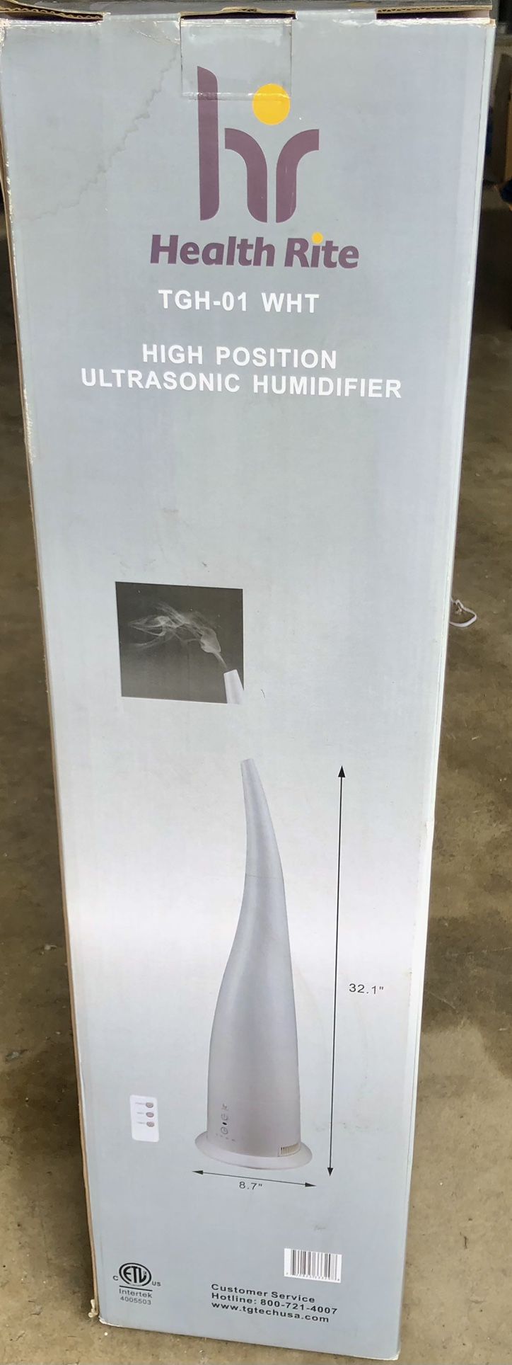Health Rite High Position Ultrasonic Humidifier TGH -01