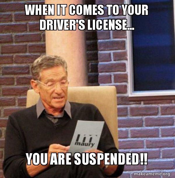 Got A Suspeded Licence Or Assessment Fee