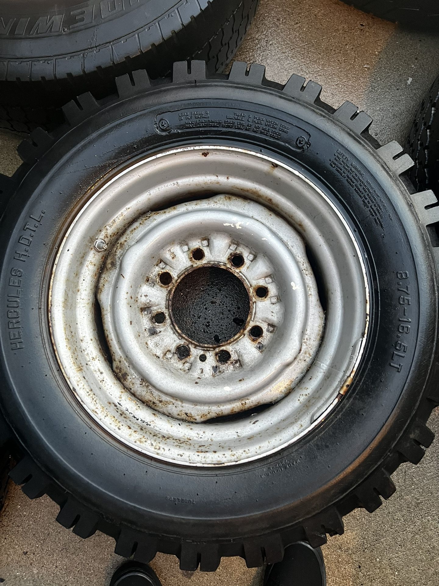 16” Steel Wheels & Tires (8x6.5)