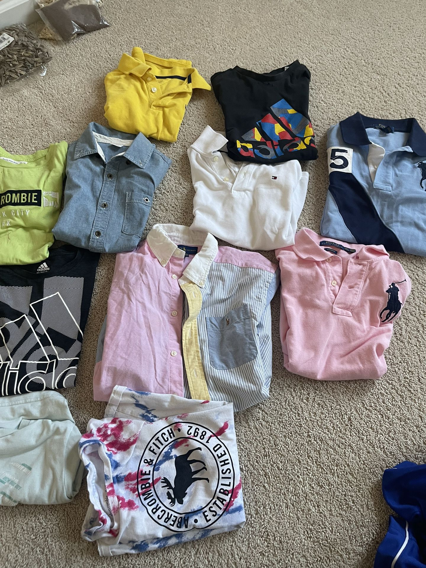 Ralph Lauren Polo And Tommy T Shirts Size 12  And 14-16
