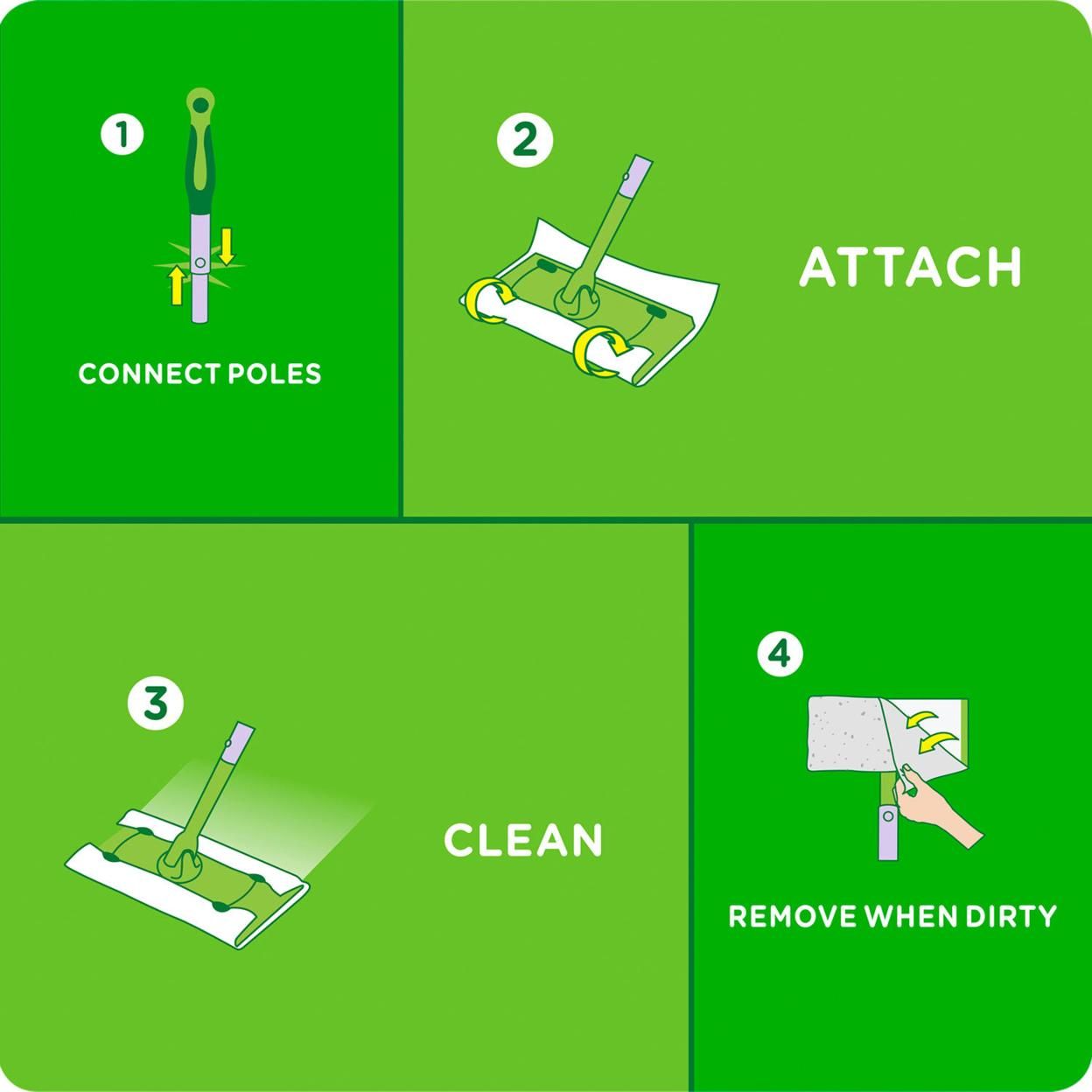 Swiffer Sweeper Heavy Duty Dry Sweeping Cloths (50 Count)