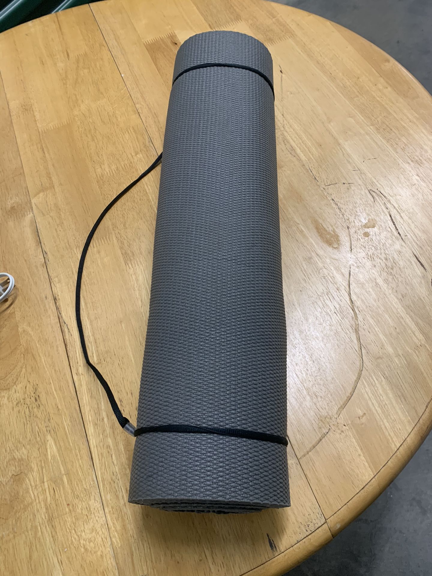 Grey yoga mat