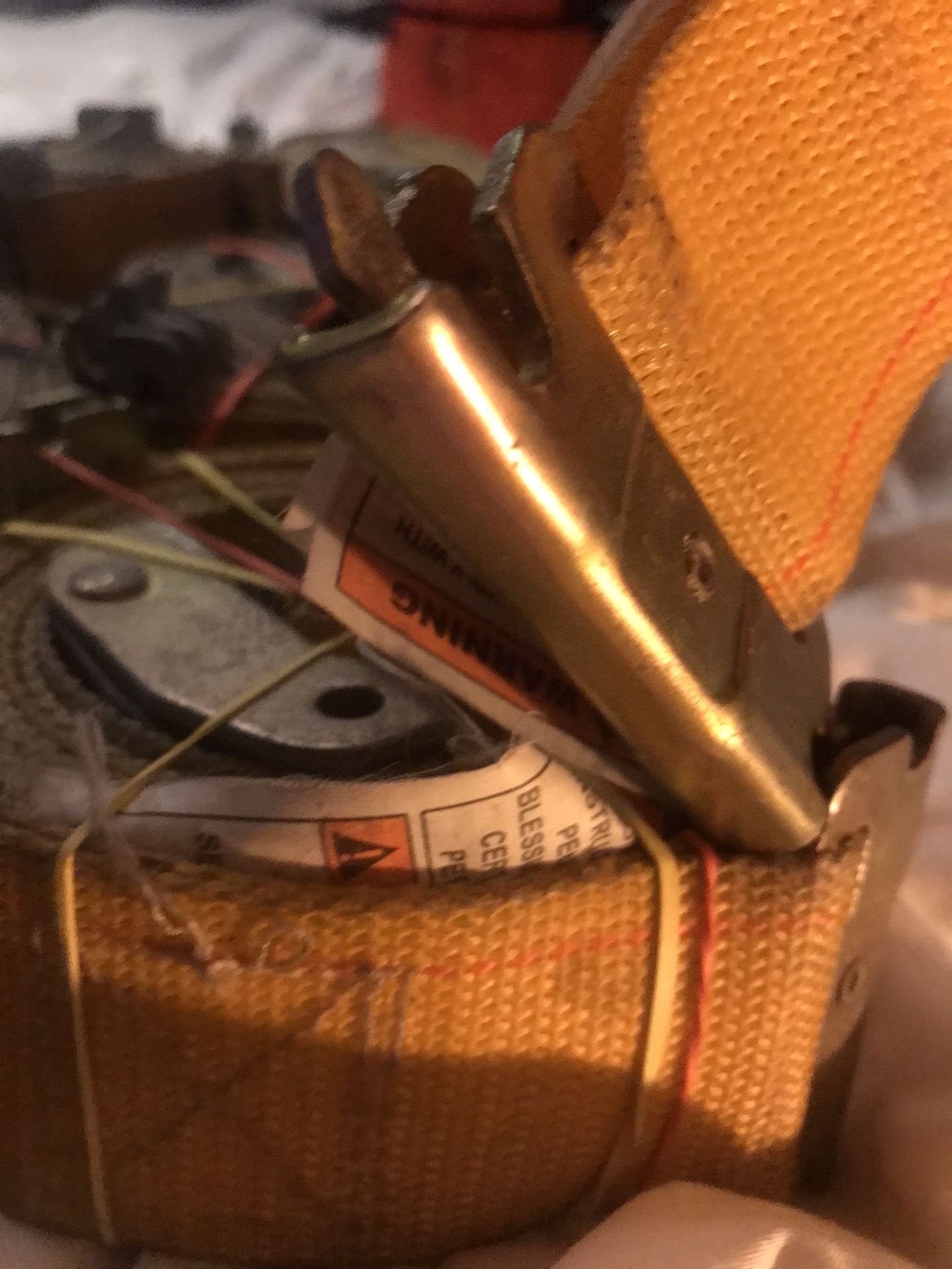 Straps For Moving Hooks Into Rails For Boxtruck