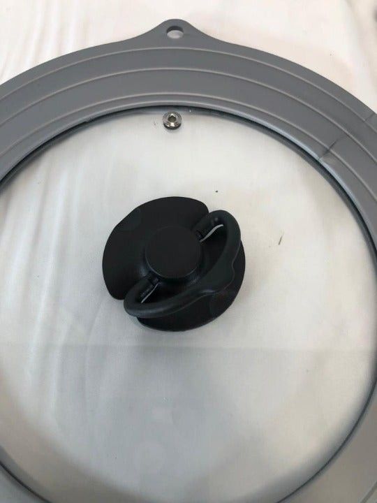 Set of 2 Universal Glass Draining Lids