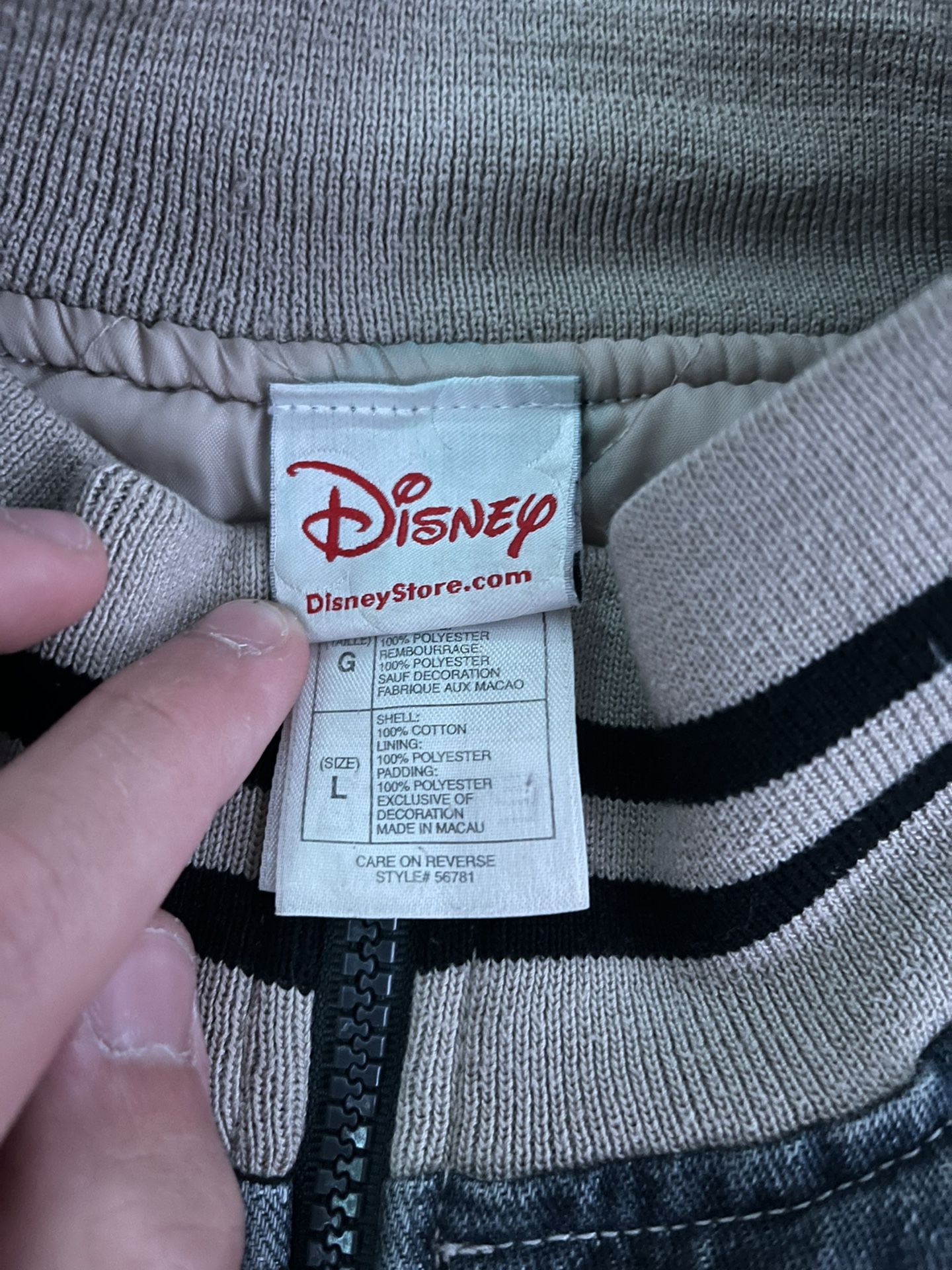 Vintage Walt Disney Mickey Mouse Denim Bomber Jacket