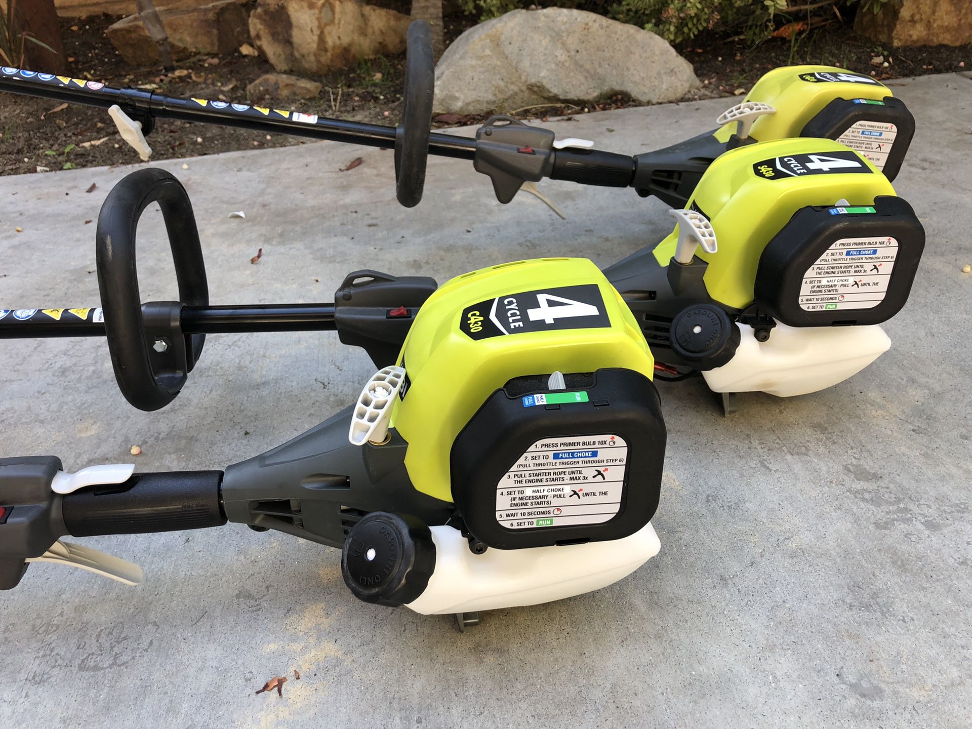 Ryobi 4 cycle weed wacker/eater new/used for Sale in San Diego, CA OfferUp