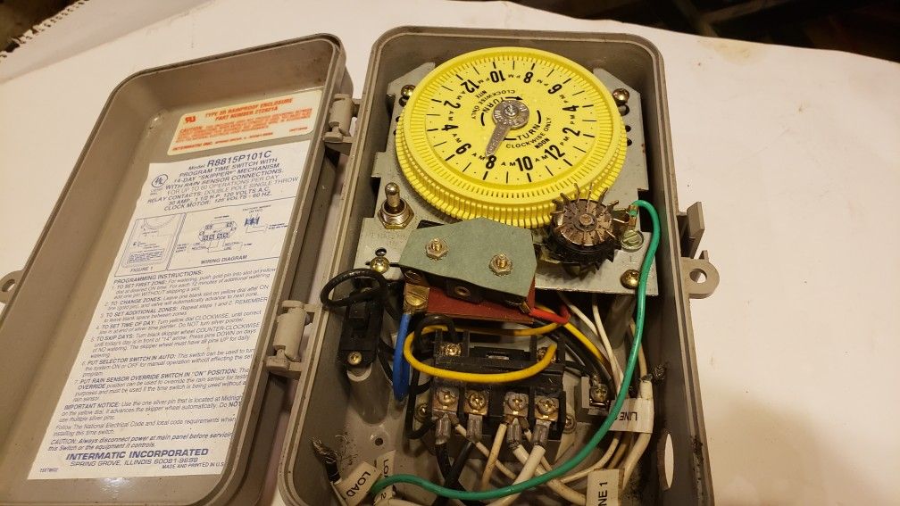Sprinkler Timer 125 Volt