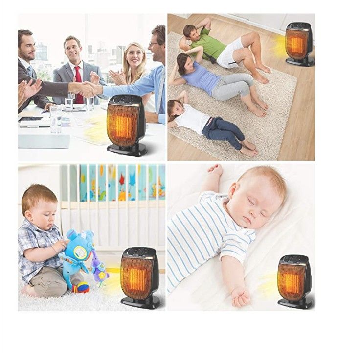 Ceramic fan heater