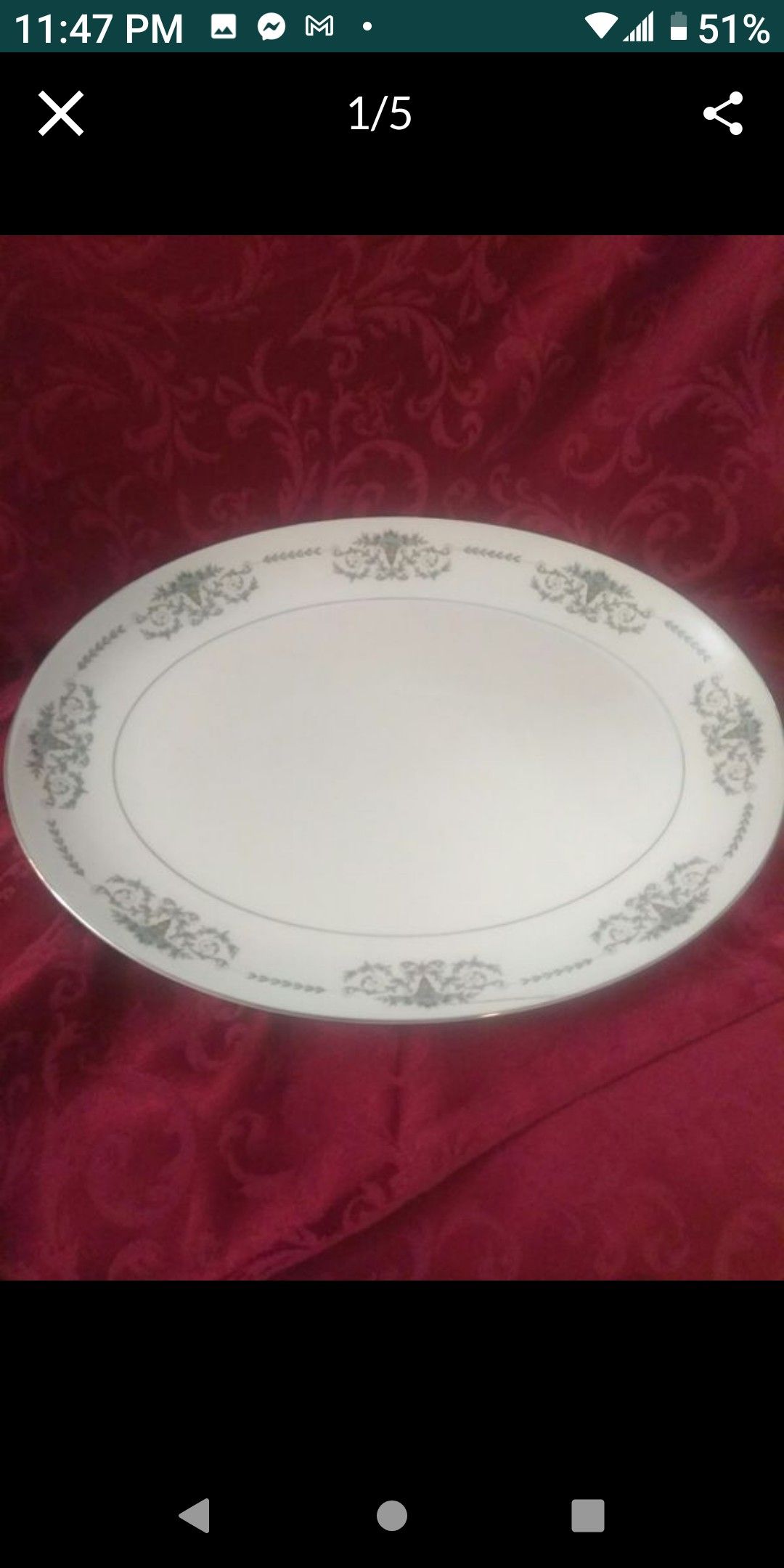 Holiday China Serving Wares, Platters, Serving Bowls