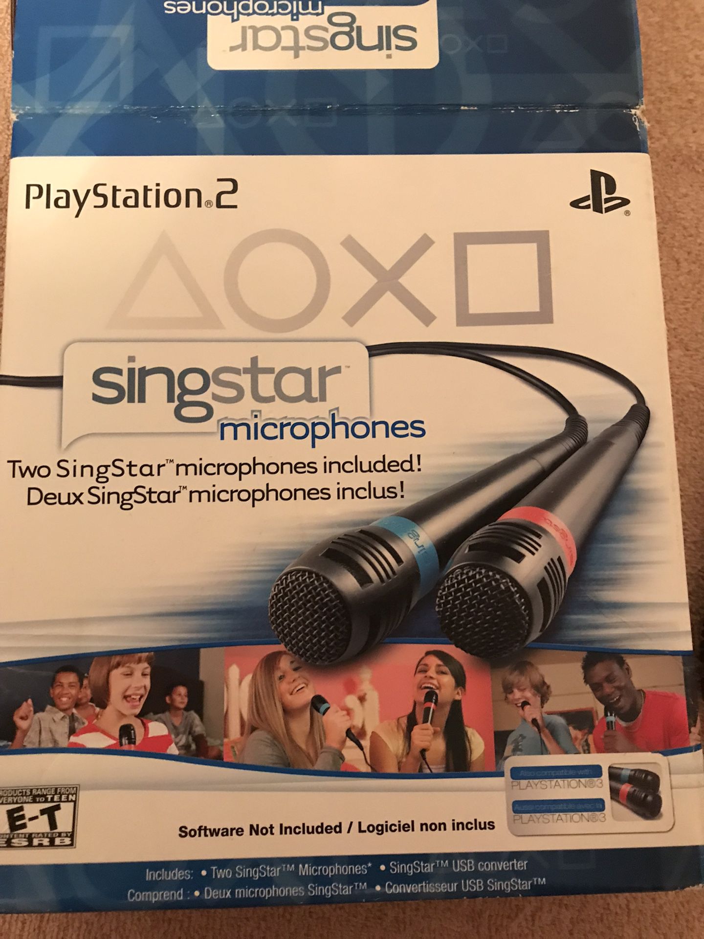 PS2   Sing star  Microphones / 2