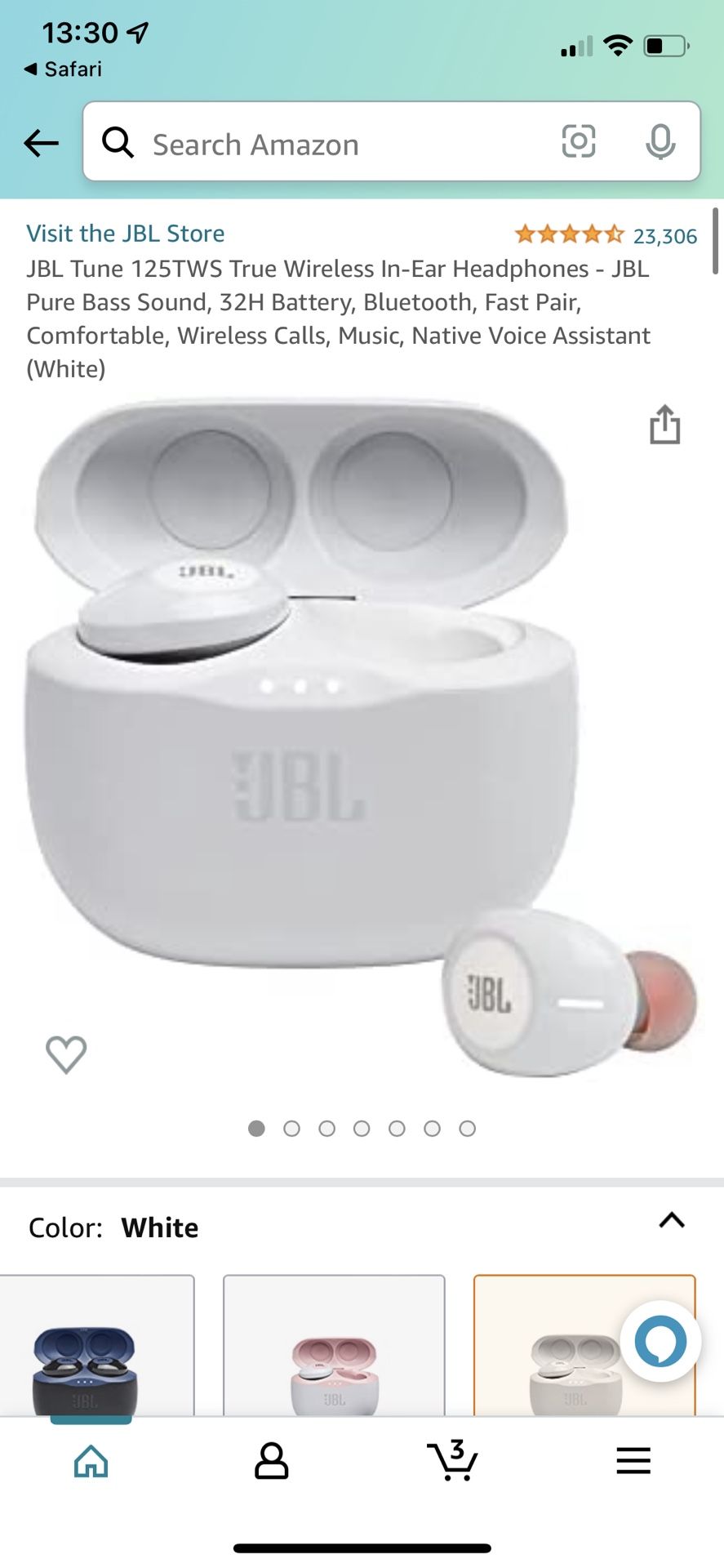 JBL Wireless Earbuds With Accessories