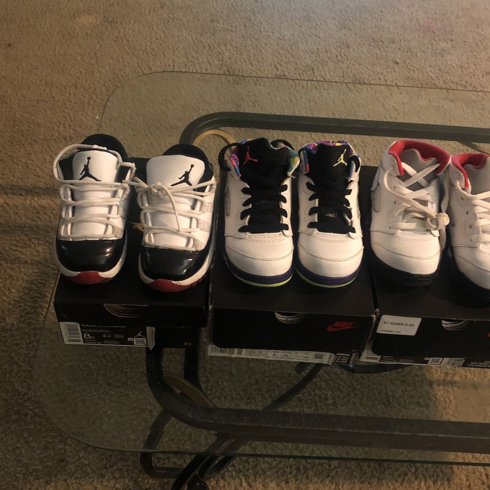 kids jordans in ugh boots
