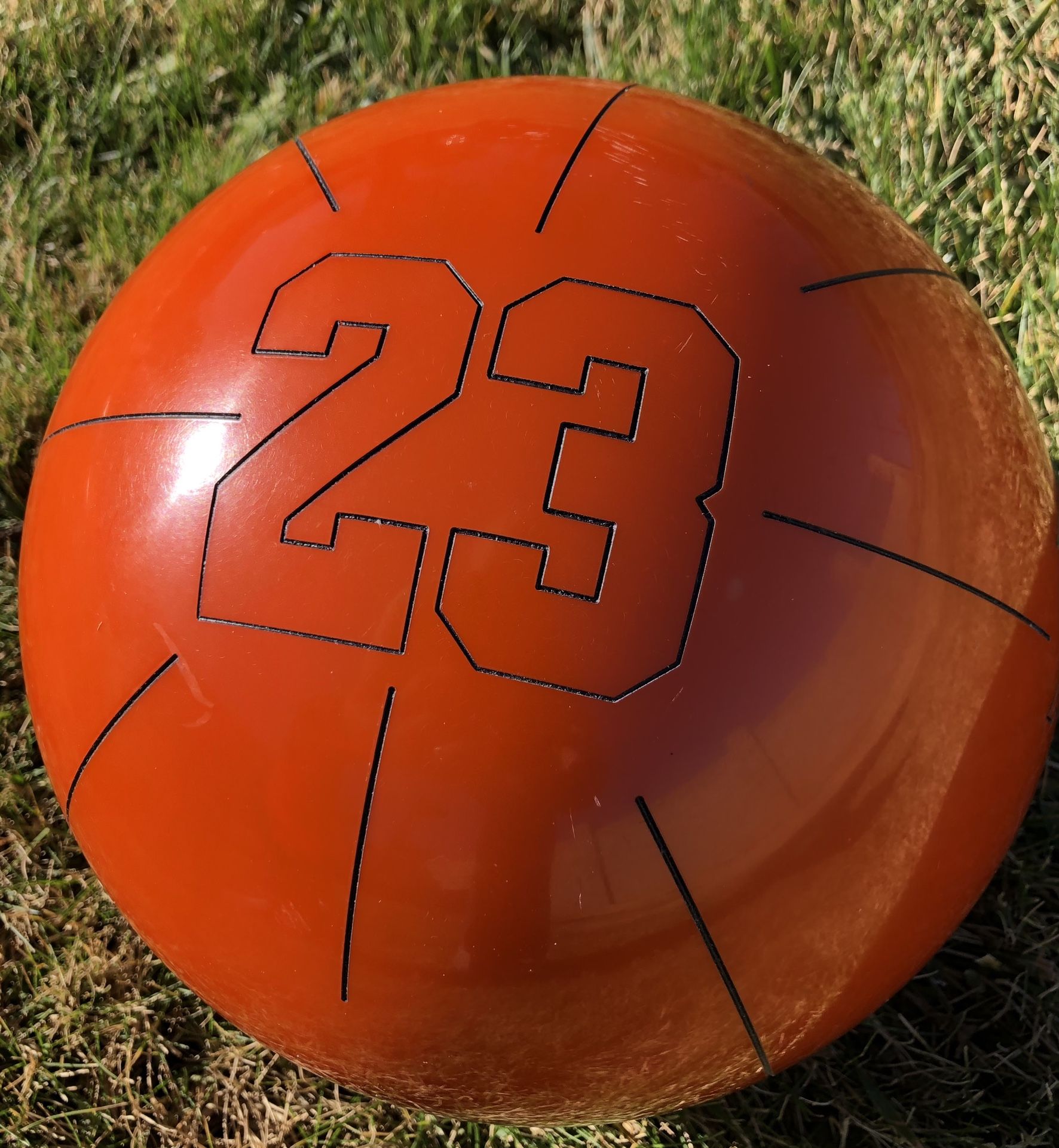 Michael Jordan AMF Undrilled Bowling Ball Basketball Vintage Rare for