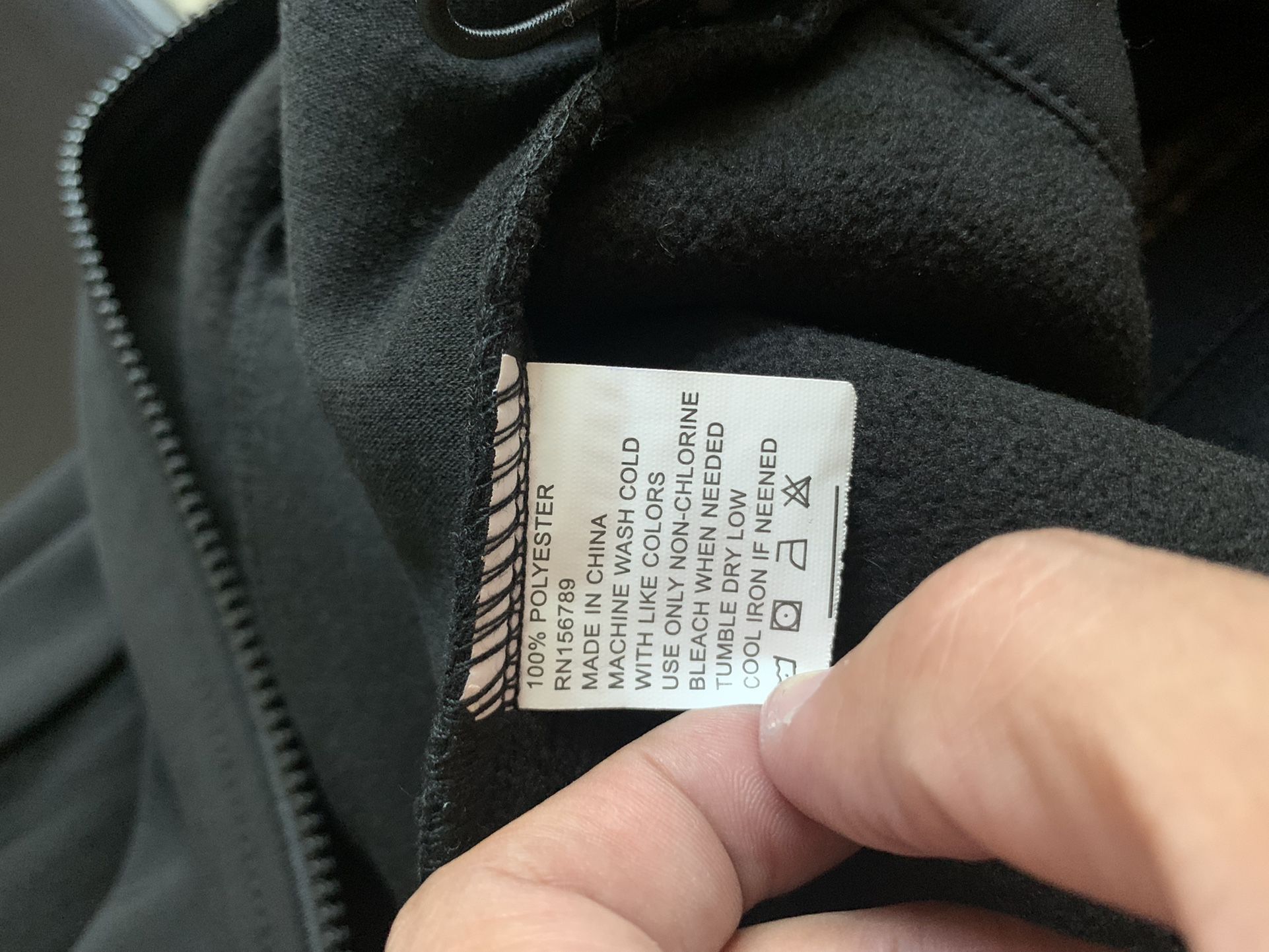 US Life Men's Jacket Full Zip Long Sleeve