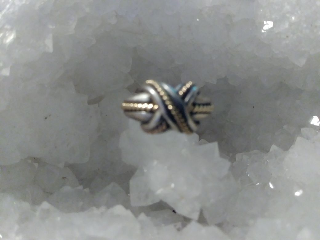 Tiffany & Co.. Ring 925 silver 750 gold