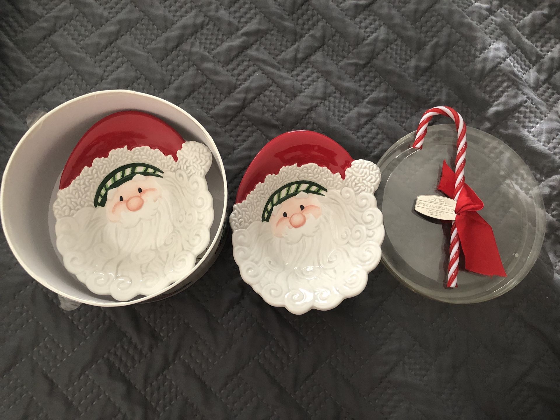 Santa Snack Bowls