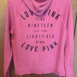 VS Pink Victoria Secret Pink Hoodie Sweatshirt Zip Jacket Thumbnail